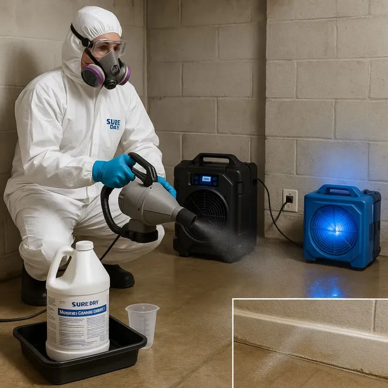Sanitization and Odor Removal process in Long Lake, IL