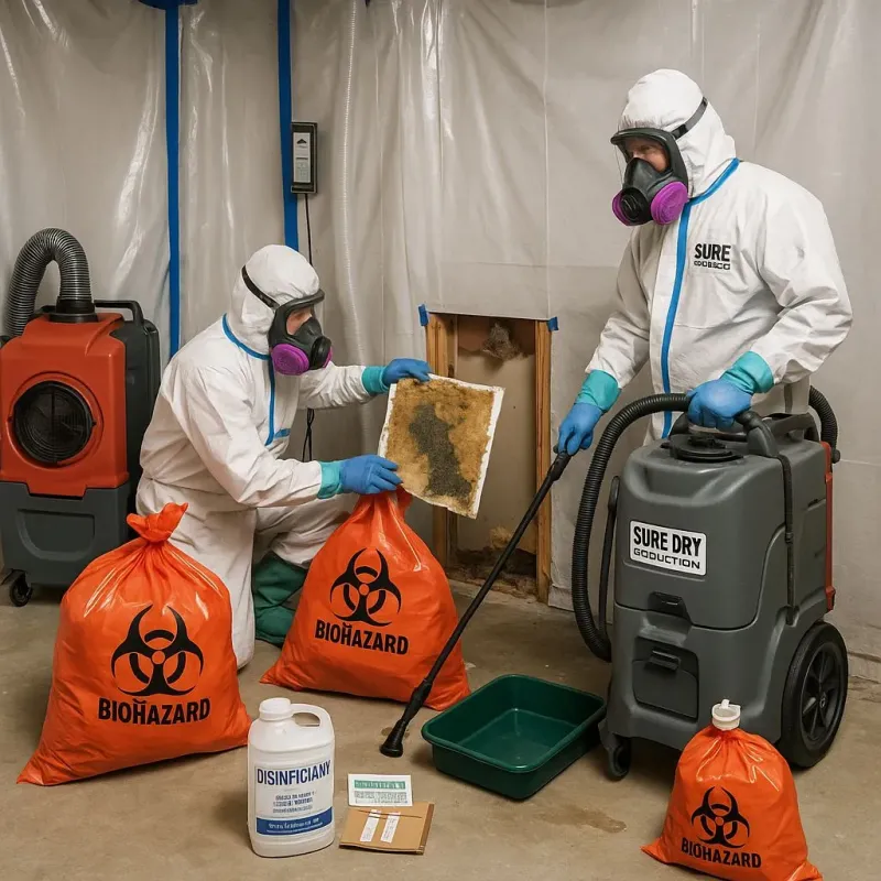 Contaminated Water Handling Protocols process in Long Lake, IL