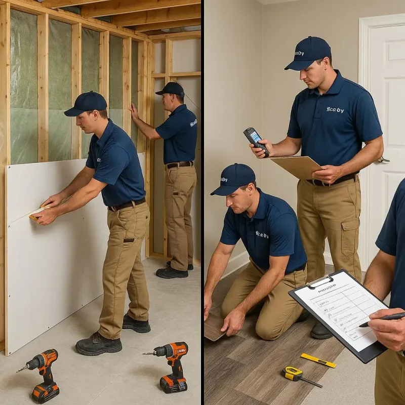 Repairs and Reconstruction process in Long Lake, IL